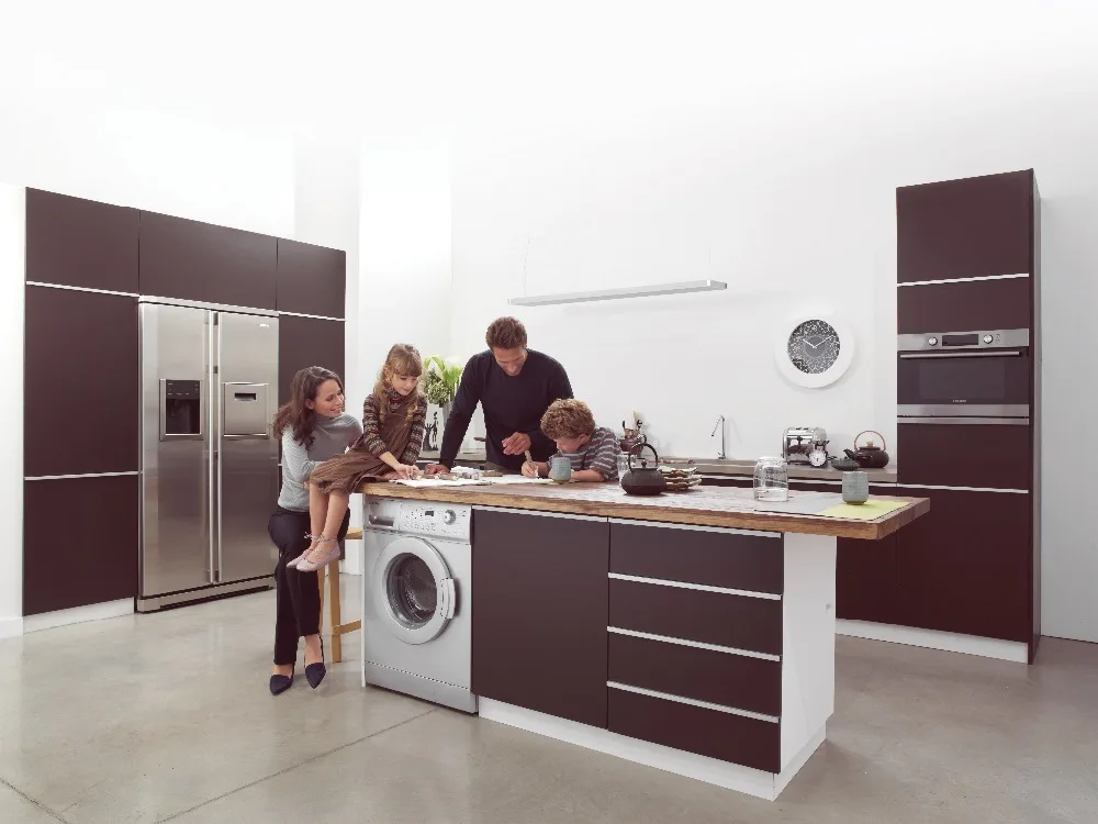 Современный глянцевый весь набор кухонных шкафов с островом|kitchen cabinet|modern kitchen