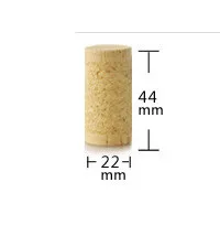 Пробка для бутылки Красного вина натуральный пробковая заглушка красная пробка для бутылки вина 44 мм* 22 мм