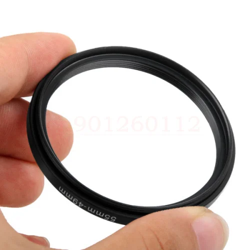 

10pcs 55mm to 49mm 37-49 Lens Stepping Step Up Filter Ring Adapter