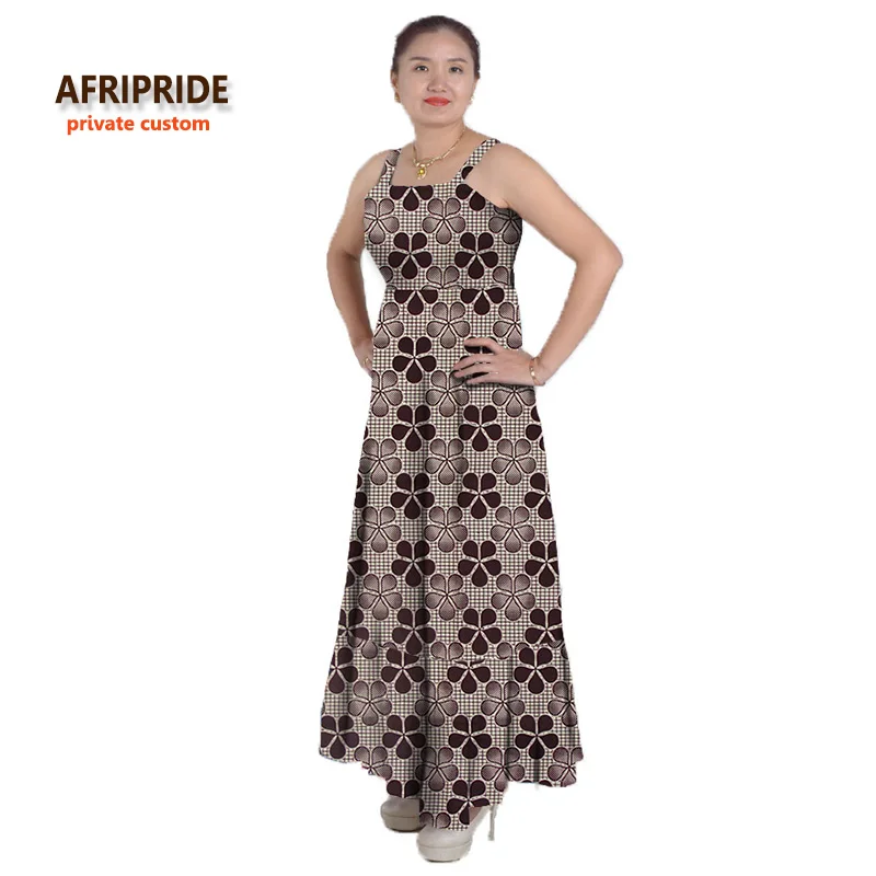 Классическое Африканское платье Анкары для женщин AFRIPRIDE сделанное по