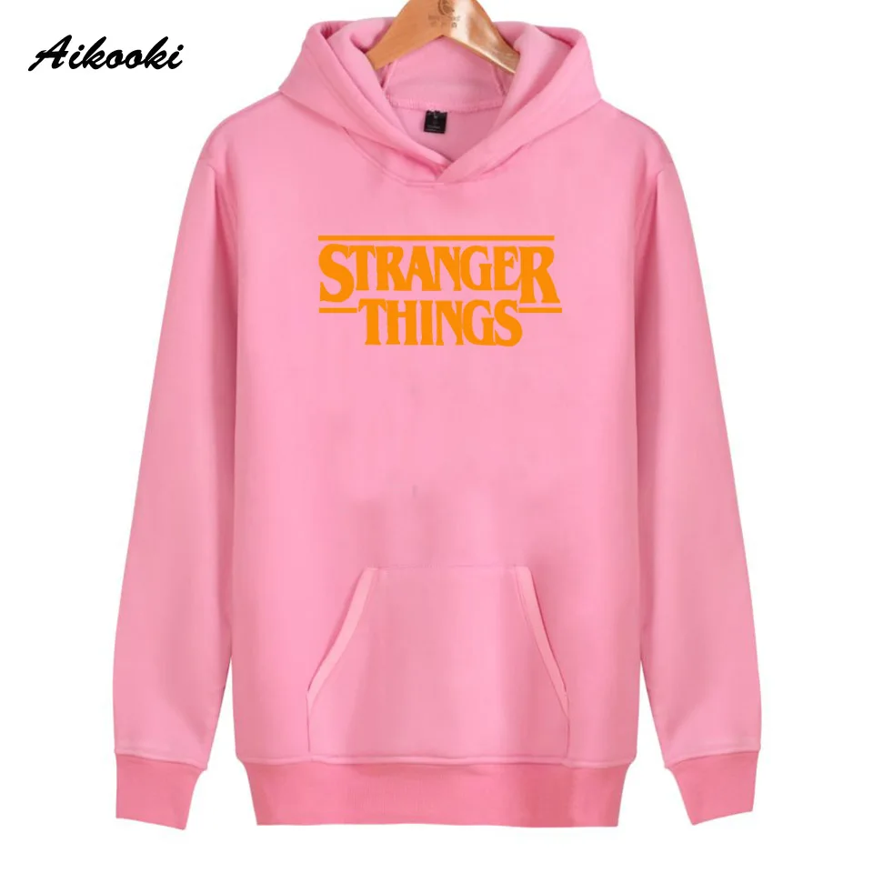Pink Aikooki новые странные вещи толстовки Толстовка мужские пуловеры с капюшоном зима осень странные вещи 2 одежда модные кепки рубашки - Цвет: Pink