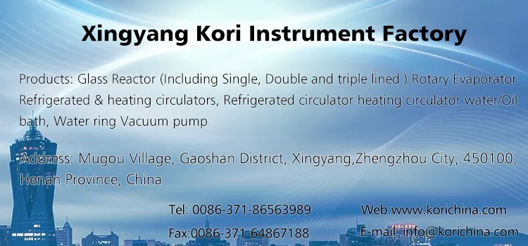 

Factory Price for 20L Single Layer Glass Reactor with water oil bath W Condenser Vacuum ( 1-200L Different size different price)