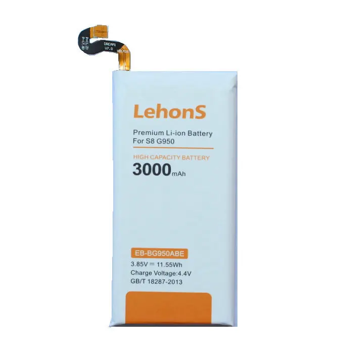 LehonS 2 шт./лот 3000 мАч EB BG950ABE сменная батарея для Samsung Galaxy S8 S 8 G9508 G9500 G950U SM G G9550 G950|battery