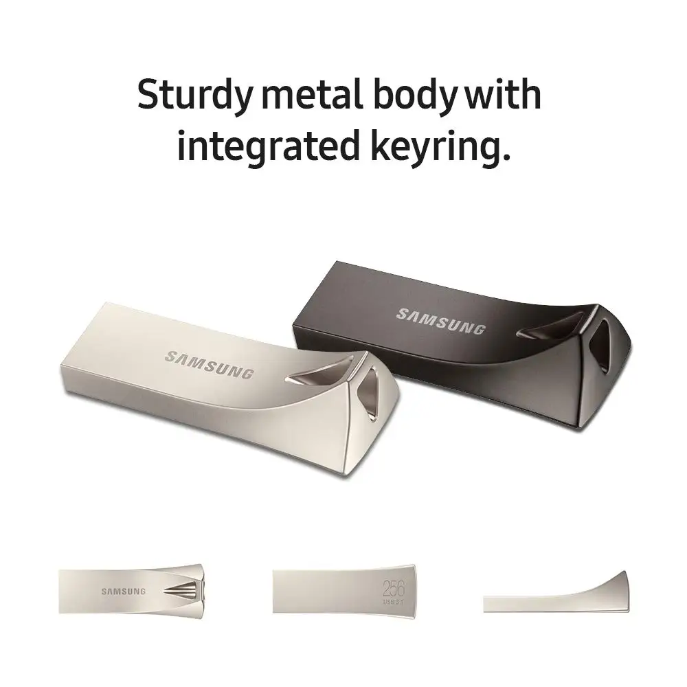 Новинка, флеш-диск SAMSUNG, 32 ГБ, 64 ГБ, 128 ГБ, USB 3,1, металлический флеш-накопитель, миниатюрная флеш-карта памяти DIY, usb диск на ключ
