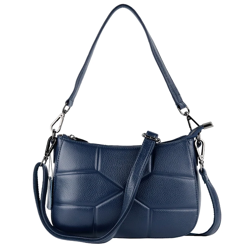 woman red bag fashion genuine leather lady casual black grey solid colour shoulder women crossbody vintage work bags small | Багаж и сумки
