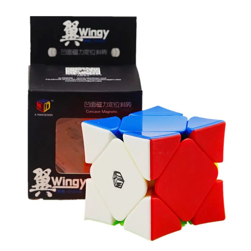 

Qiyi XMD кубик рубика Wingy Магнитная детская головоломка-кубик 3x3x3 магнитный кубик Рубика для профессионалов скоростной куб пазл игрушки для дет...