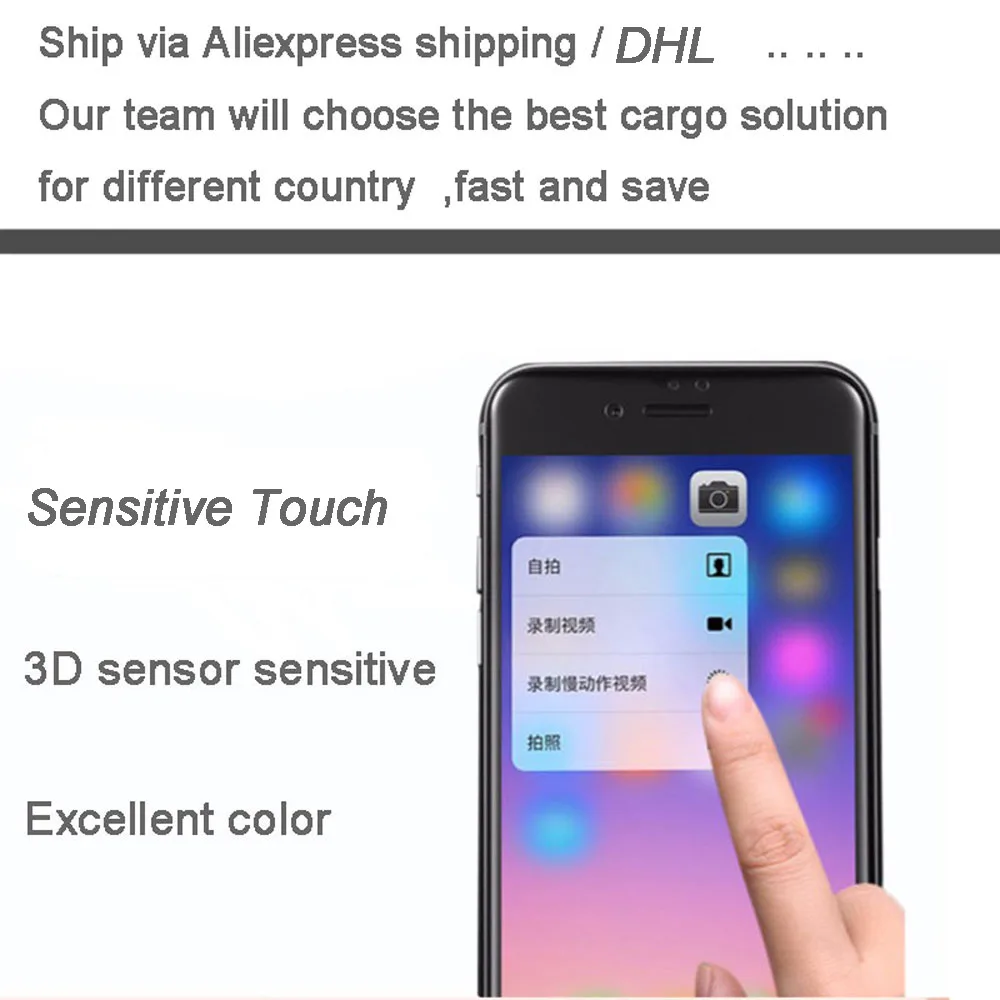 10 шт./лот для Apple iPhone 7 Plus Замена ЖК экрана дисплей с 3D сенсорной установка