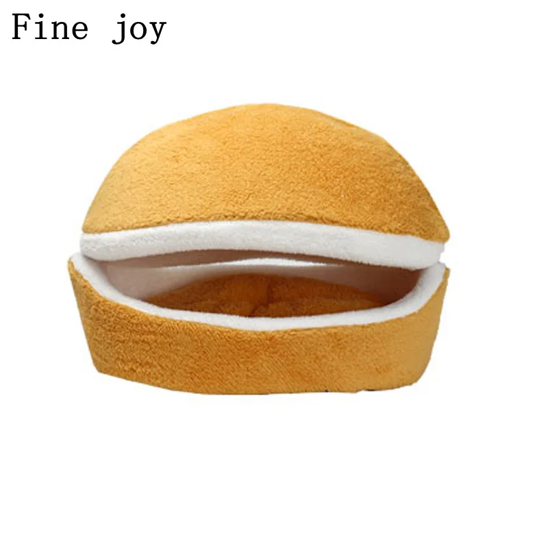 Fine joy теплая кровать для кошки домик животных диванчики собак маленьких кошек и