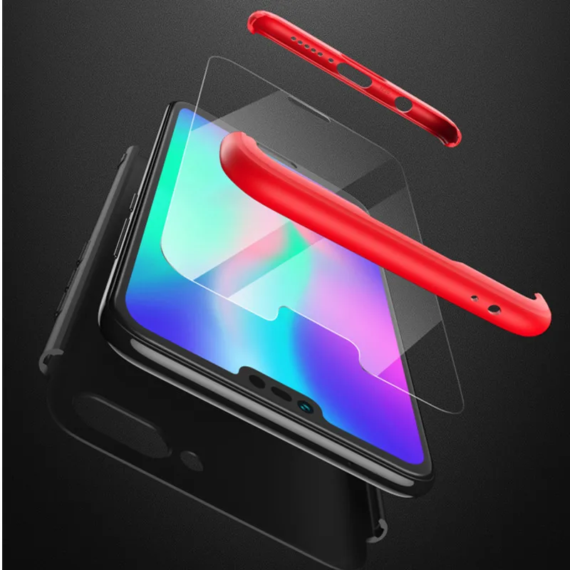 Bakeey Phone case for Huawei Honor 10 and 3 in 1 360 Degree Full Protective Case+Tempered Glass Screen Protector |