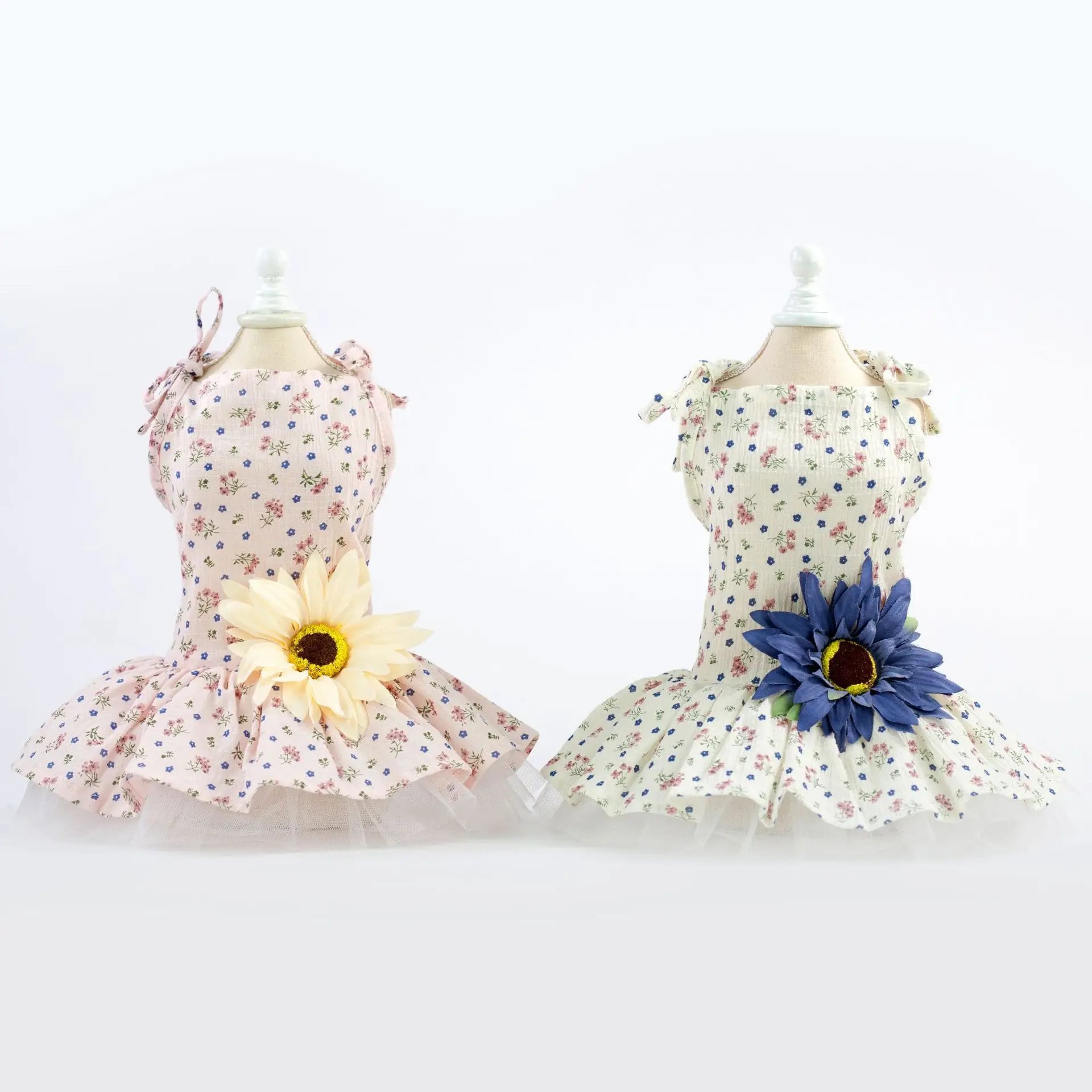 

Cotton Girl Pet Clothes Dog Summer Dress Pet Dog Skirts