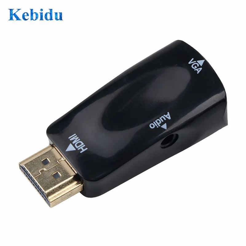 Конвертер Папа мама Kebidu с аудиокабелем для ПК планшета поддержка 1080P HDTV адаптер
