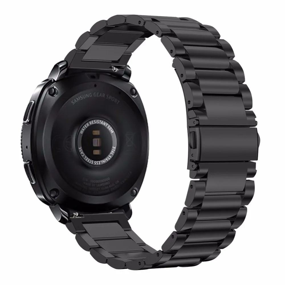 JANSIN 316L ремешок из нержавеющей стали для samsung gear Sport/S2 ремешок для samsung Galaxy Watch 42 мм активный металлический ремешок для часов браслет