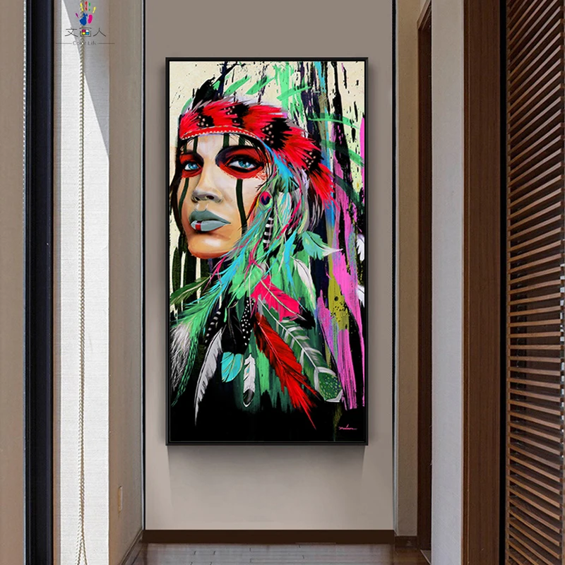 Diy раскраска краски по номерам традиционные классические индийские фигурки