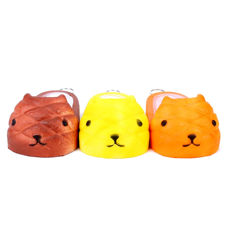 Мягкие тапочки aniaml kawaii с имитацией пищи медленно поднимающиеся сжимаемые