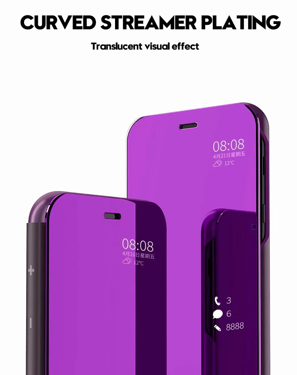 Зеркало Clear View смарт-чехол для samsung Galaxy J3 J5 J7 рro рrime On5 On7 откидная крышка для samsung J3 J4 J6 J7 J8