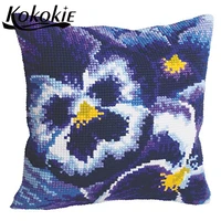 Crocheting Rug Kits Yarn cross stitch kits Embroidery Pillowcase latch hook rug kits knitting needles kit for Needlework