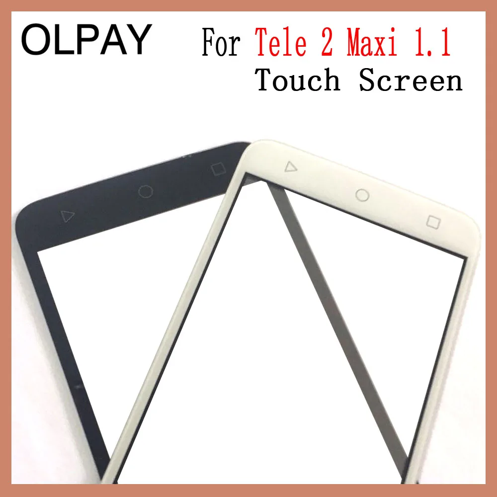 OLPAY 5,0 ''мобильный телефон для Tele 2 Tele2 Maxi 1,1 сенсорный экран стекло дигитайзер панель объектив сенсор инструменты Бесплатный клей+ салфетки