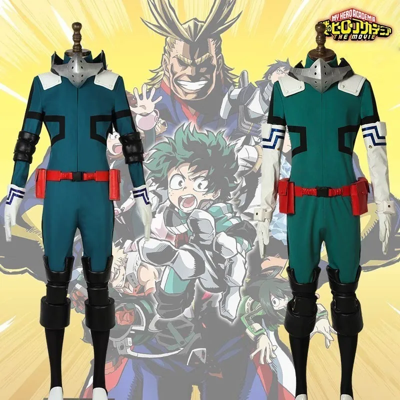 Костюм героя из мультфильма «My Hero Academy» для косплея, костюм героя Midoriya izku, карнавальный костюм для взрослых и мужчин на Хэллоуин, на заказ, полный комплект