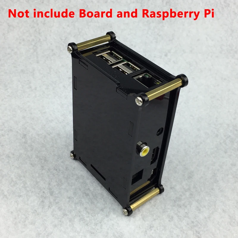 Чехол для Raspberry Pi 3 с цифровой звуковой картой черный акриловый чехол DIGI