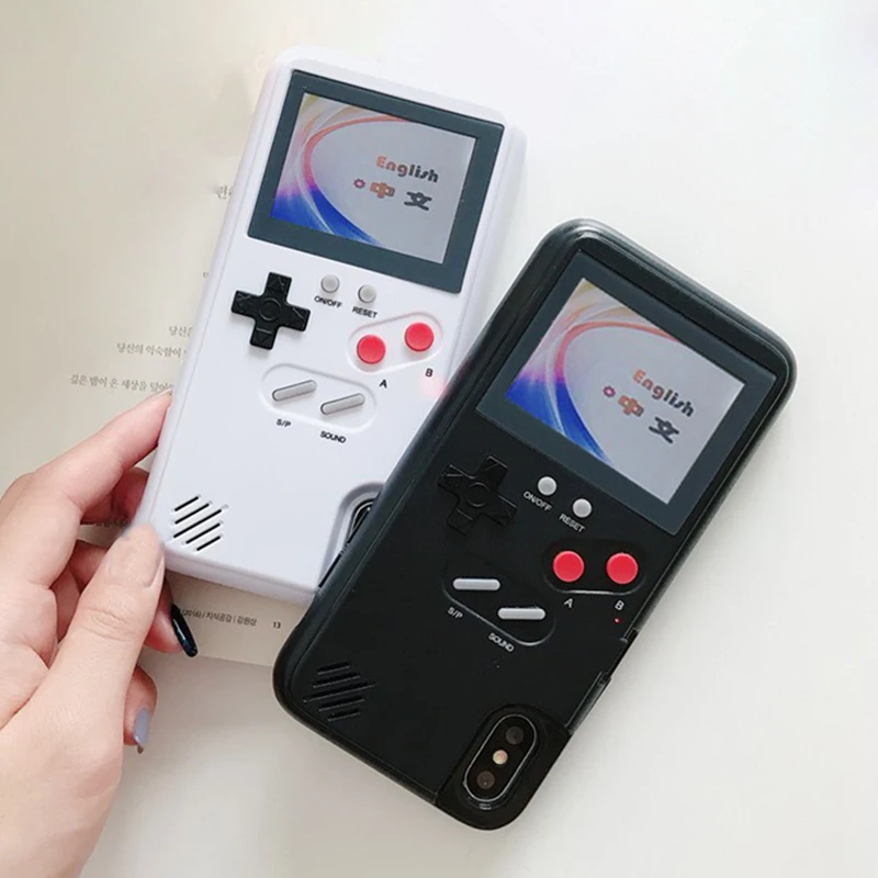 Новый цветной дисплей 36 классических игр чехол для телефона iPhone 6 S 7 8 Plus мягкий