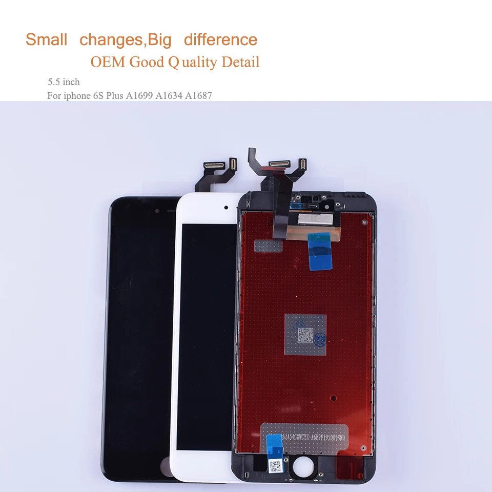 Для iphone 6 S Plus ЖК дисплей с сенсорным экраном дигитайзер панель Pantalla монитор