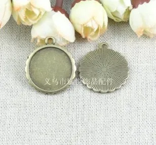 

Free Shipping A2030 20mmx20mm square DIY bronze Cameo Settings Alloy Cork Base Making Charm Pendant Jewelry Accessories Findings