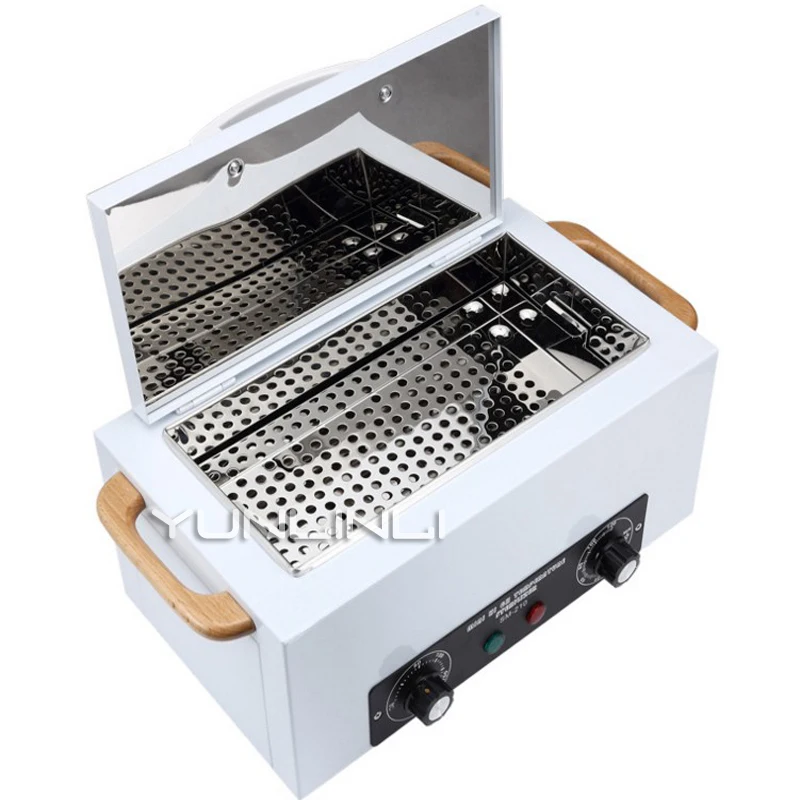 Mini High Temperature Sterilizer Manicure Dental Hot Air Heat Disinfector Nail Art Salon Disinfection Cabinet Box 220V 300W FSX |
