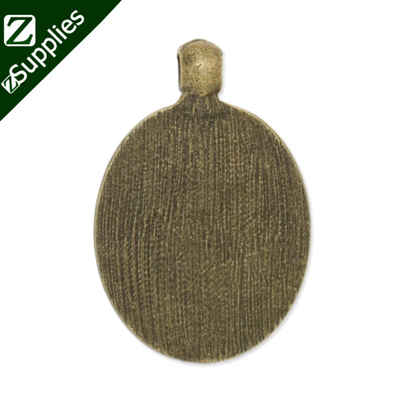 

Wholesale Metal Charms Cabochon Settings 18*25 mm Pendants Base fit DIY Necklace Jewelry Supplies, 10 pcs/pack