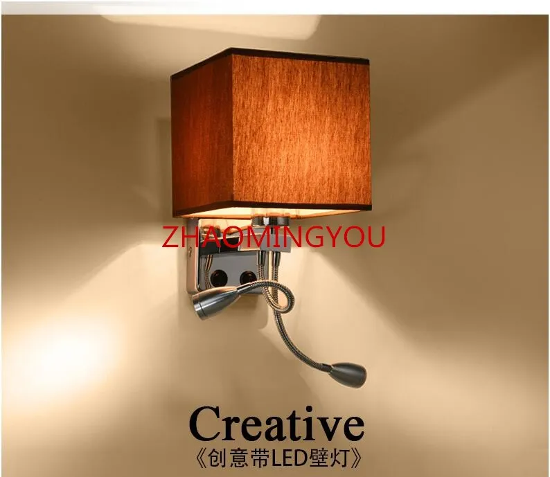 Светильник Светодиодный настенный из ткани и железа 10 шт.|iron wall lamp|wall lampreading lights