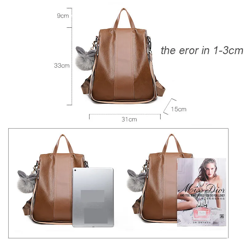 Новый женский рюкзак высокое качество прочный водонепроницаемый из мягкой