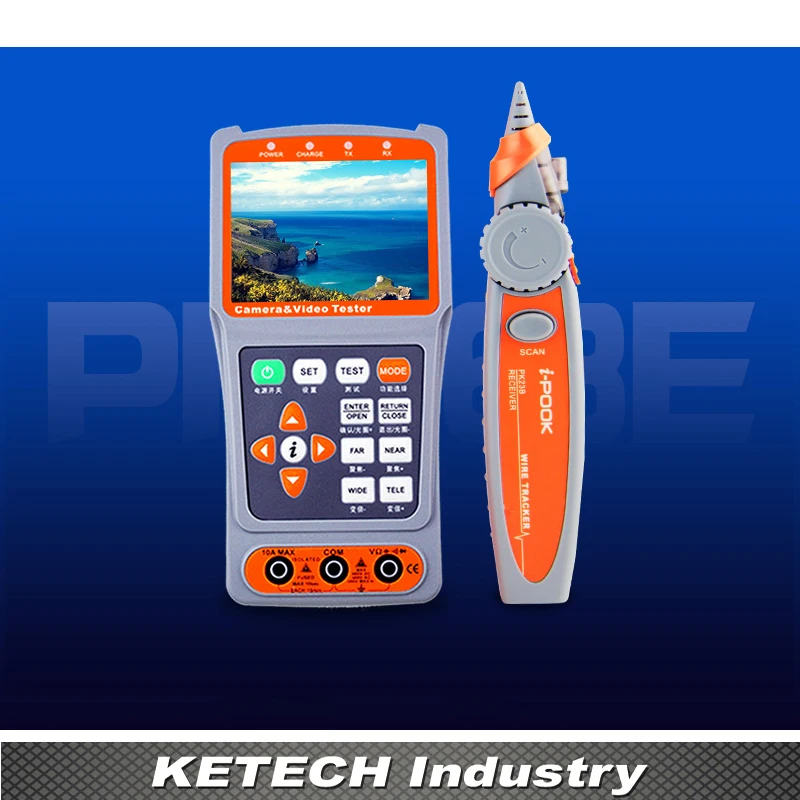 Новый 3 5 &quotЖК дисплей CVBS аналоговый Камера тестер систем Скрытого