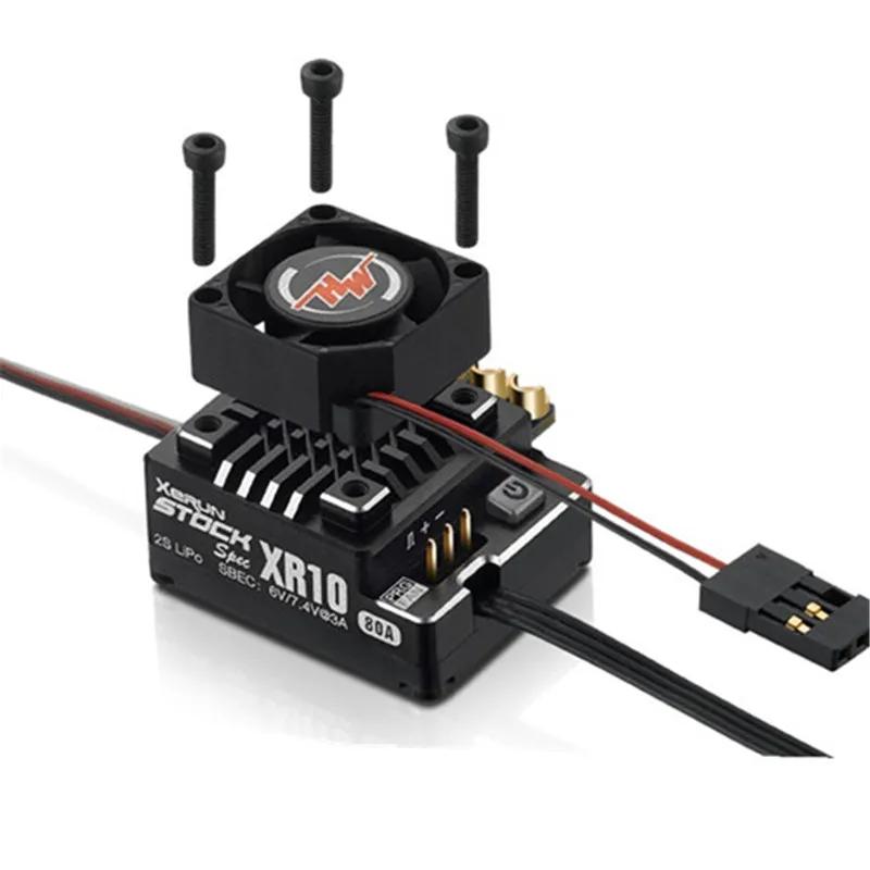 Hobbywing XeRun XR10 PRO стоковые характеристики 30112401 80A 2s Липо сенсорный бесщеточный ESC для