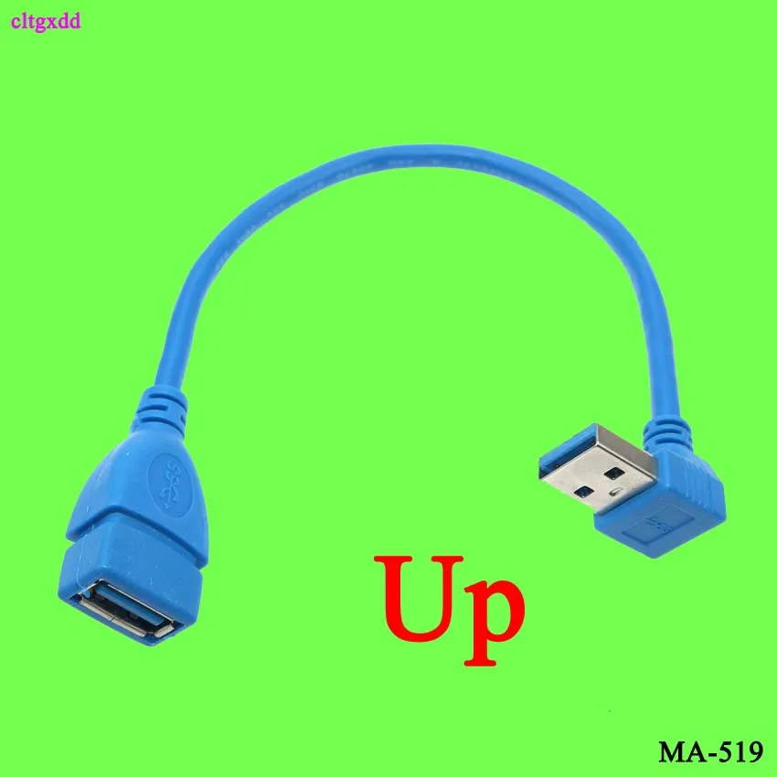 USB3.0 Удлинительный кабель правый/левый/вверх/вниз папа Мама синхронизация данных