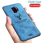 Тканевый чехол с оленем для Samsung Galaxy J6 2018, J4, J8, J6 Plus, мягкий силиконовый чехол для Samsung A7 2018, A6, A8 Plus, A750