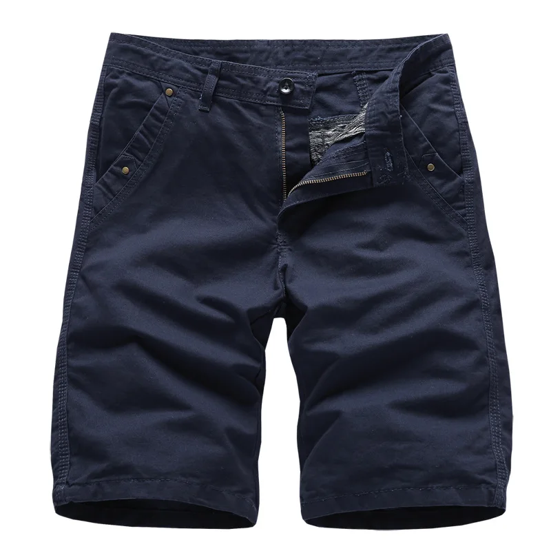 2019 New Men's Cargo Shorts High Quality Military Short Pants Men Cotton Solid Casual Beach Summer Bottom | Мужская одежда