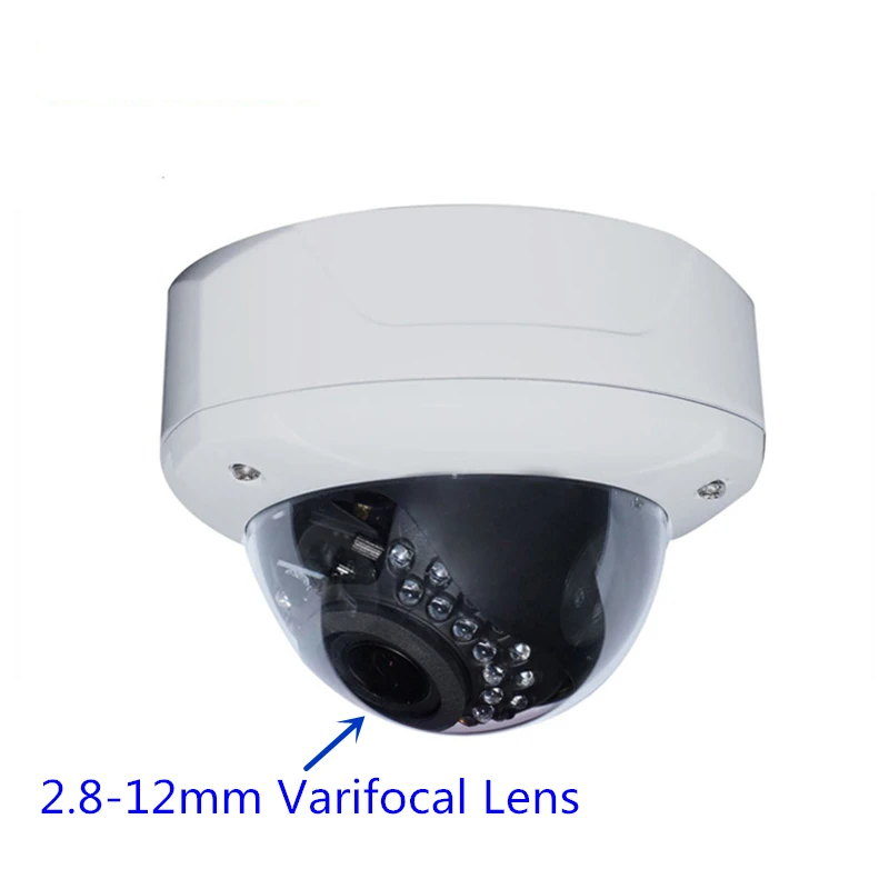 Ip камера безопасности 5MP 2 8 12 мм Ручная линза ONVIF Xmeye APP сетевая Антивандальная H.265