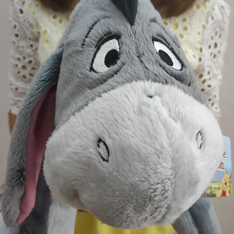 Милые плюшевые игрушки Eeyore синего цвета 35 см серый маленький Ослик для девочек