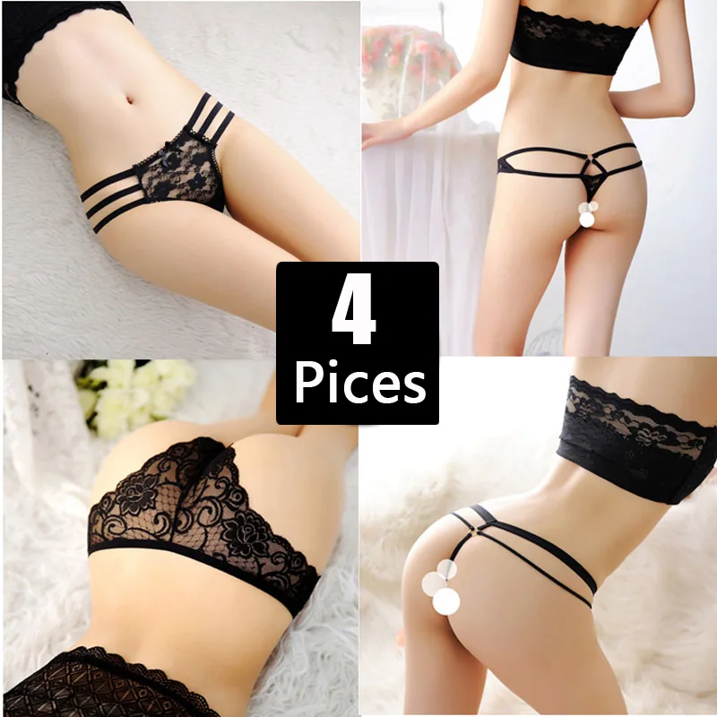Бесплатная доставка 4 шт./лот женские сексуальные трусики тонкие прозрачные