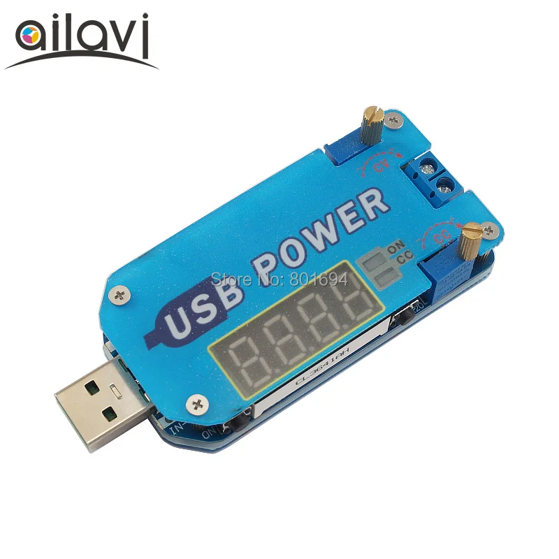 

15W 2A Adjustable DC-DC CC CV USB 5V to 3.3V 9V 12V 24V 30v Step UP / Down Power Supply Module Adjustable Boost Buck Converter