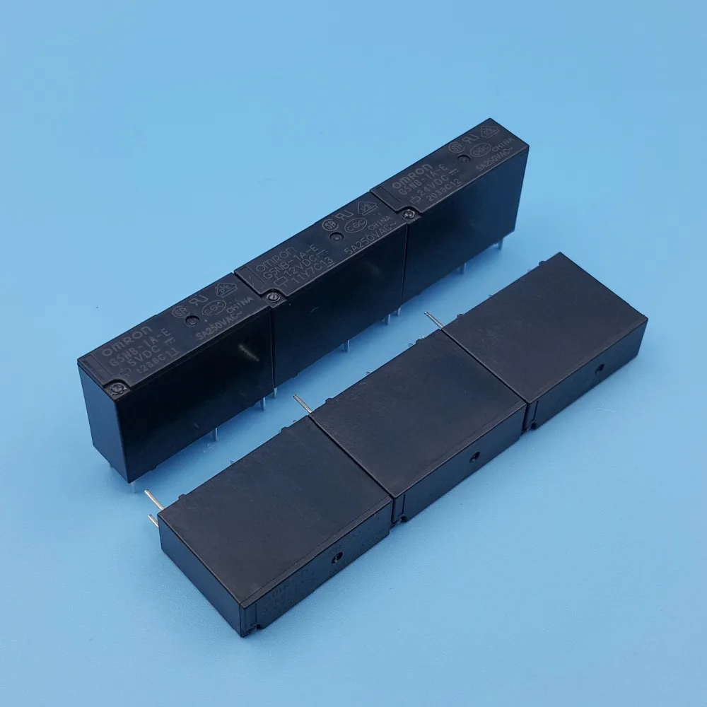 10 шт. Omron G5NB-1A-E DC5V/12 В/24 В однополюсный 4Pin нормально открытый PCB крепление мини силовое реле