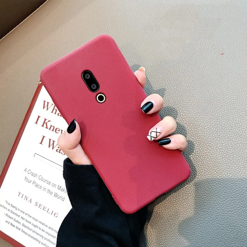 Однотонный силиконовый чехол для Meizu 16x16 th 16Plus 15Plus M2 M3/S M5s M5a M6 M8 Note S6 V8 E3 E2 MX5 mx6 Pro 5 Pro6s