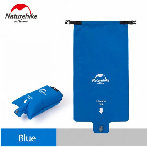 Blue Air bag Naturehike Двойная подушка открытый мягкий надувной легкий матрас надувная кровать портативный тент двойной спальный коврик лагерь влагостойкий коврик - Цвет: Blue Air bag