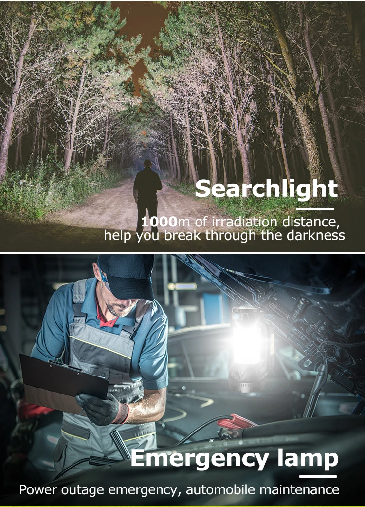 KANG power Camping Tent Light USB наружная лампа для кемпинга портативная Подвесная лампа Светодиодная перезаряжаемая лампа мобильный Банк питания фонарик