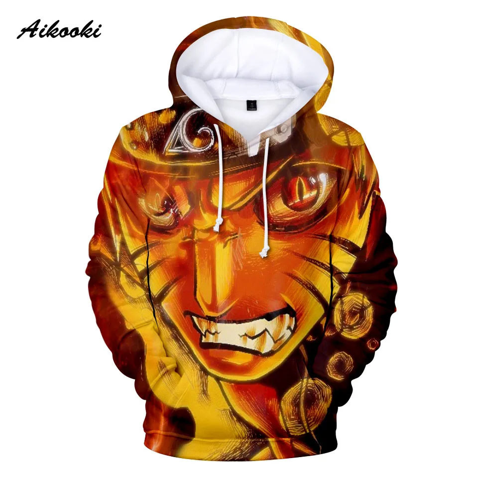 Aikooki Naruto, модная Крутая толстовка, толстовки для мальчиков и девочек, 3d принт, Наруто, модный стиль, уличная одежда, толстовка с длинным рукавом, 3D, для мужчин, поп-топ