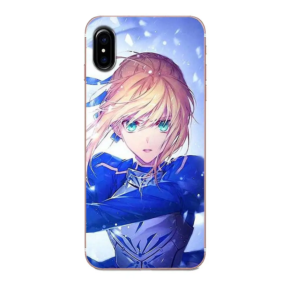 Чехол из ТПУ для Moto G G2 G3 G4 G5 HTC 530 626 628 630 816 820 One A9 M7 M8 M9 M10 E9 Plus U11 аниме Fate Stay Night Saber |