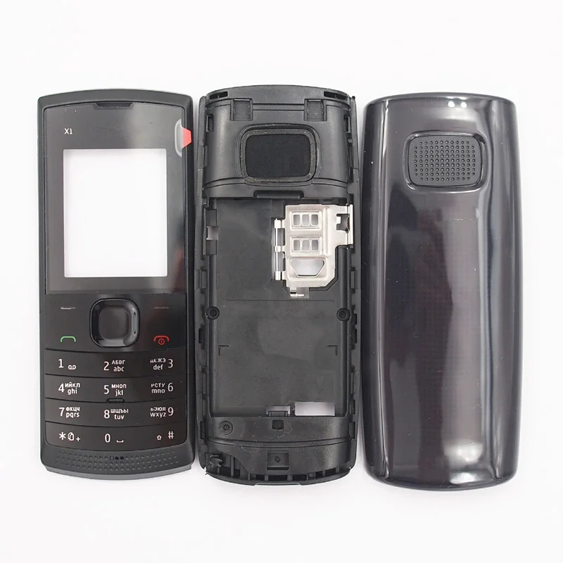 BaanSam высокое качество Корпус случае одиночная карта Ближний Рамка для Nokia x1-00 x1-01 с русской клавиатурой