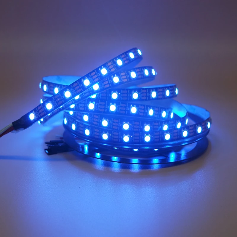 DC5V WS2812B ws2812 RGB индивидуально Адресуемая умная светодиодная Пиксельная полоса