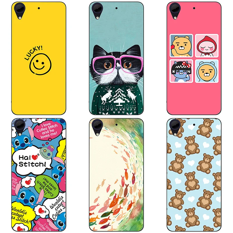For HTC Desire 650 Case Hard Plastic Back Cover Cases Painting Abstract Patterned Shell Skin |