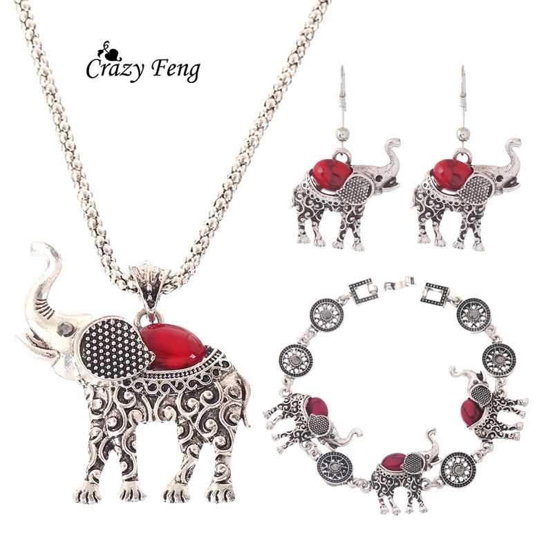 Модный Зеленый Африканский комплект ювелирных изделий для женщин Винтажный