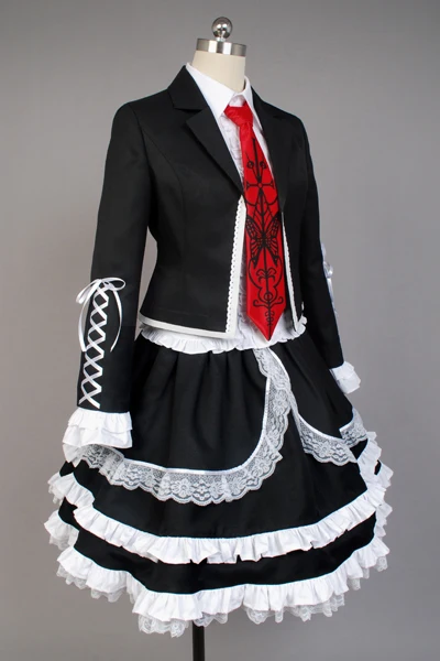 Женский костюм для косплея Danganronpa Celestia Ludenberg Хэллоуина полный комплект|cosplay